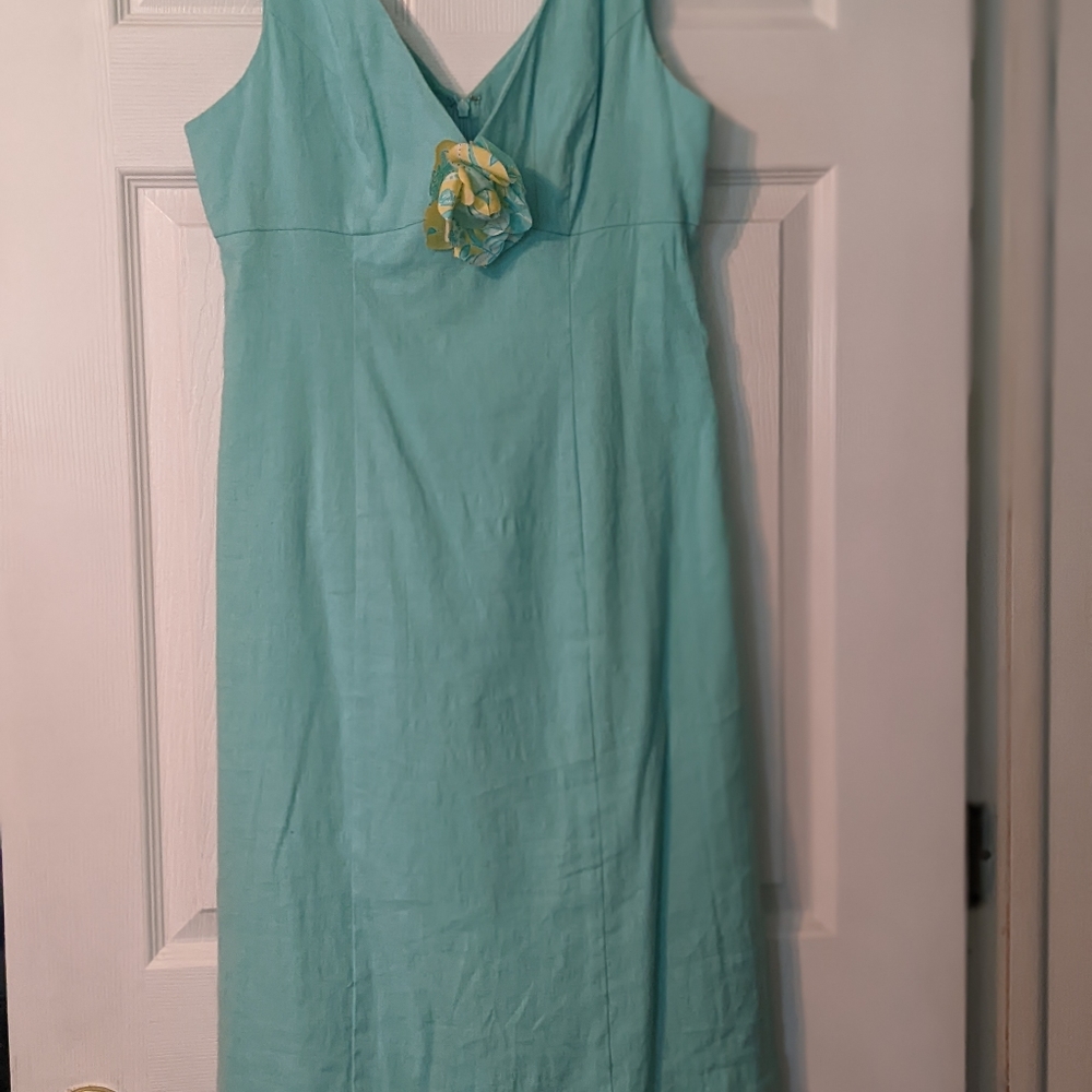 Lilly Pulitzer lined linen dress